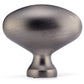 Traditional Knob, 1-31/32" x 1-3/32", Antique Nickel alt 0