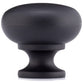 Traditional Knob, 1-1/4" D, Matte Black alt 0