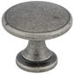 Traditional Knob, 1-3/4" D, Pewter alt 0