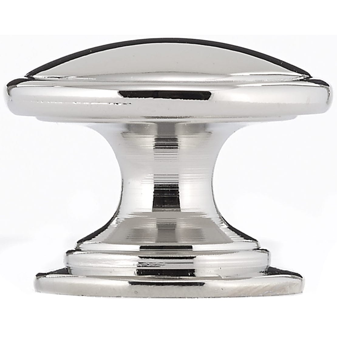 Traditional Knob, 1-1/4" D, Polished Nickel alt 0