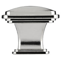 Transitional Knob, 1-7/32" x 1-7/32", Polished Nickel alt 0
