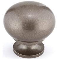 Traditional Knob, 1-1/4" D, Metallic Bronze alt 0