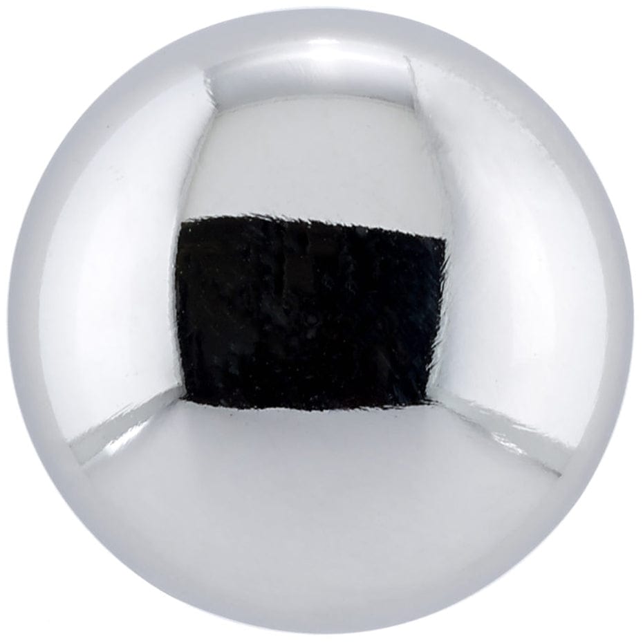 Traditional Knob, 1-1/4" D, Chrome alt 0