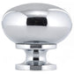 Traditional Knob, 1-1/4" D, Chrome alt 0