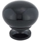 Traditional Knob, 1-1/4" D, Black alt 0