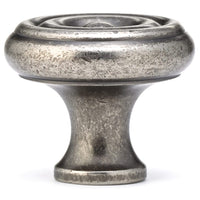 Traditional Knob, 1-1/4" D, Pewter alt 0