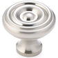 Traditional Knob, 1-1/4" D, Brushed Nickel alt 0