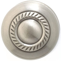 Traditional Knob, 1-1/2" D, Brushed Nickel alt 0