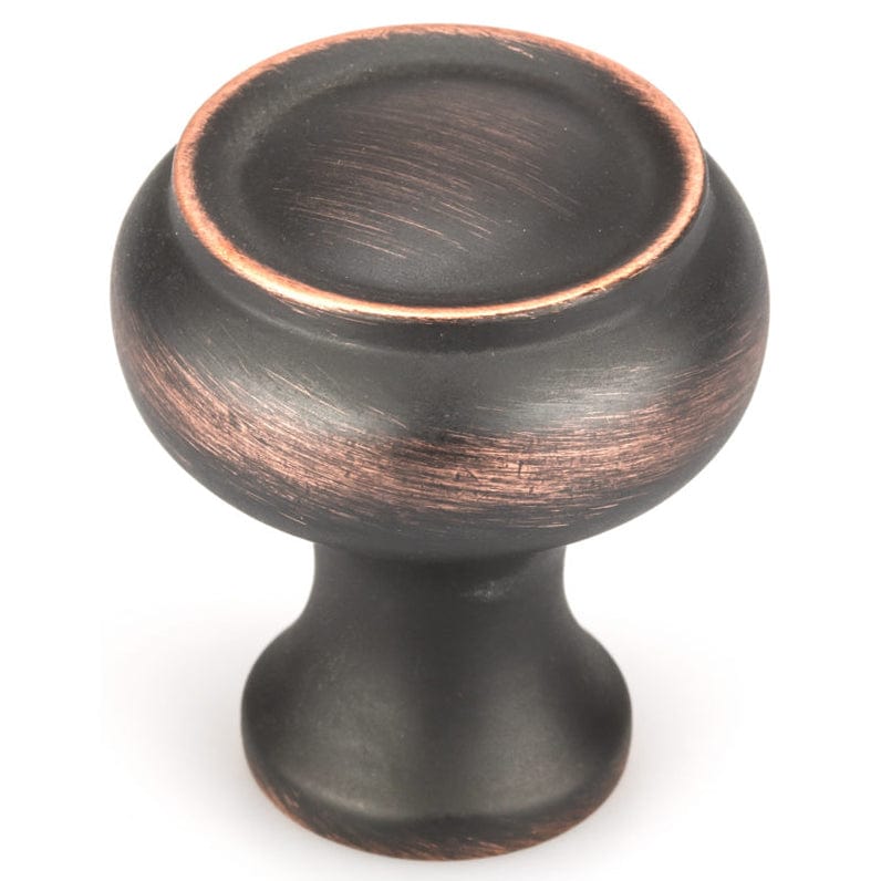 Traditional Knob, 1-3/16" D, Brushed Oil-Rubbed Bronze alt 0