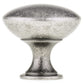 Contemporary Knob, 1-9/16" D, Pewter alt 0