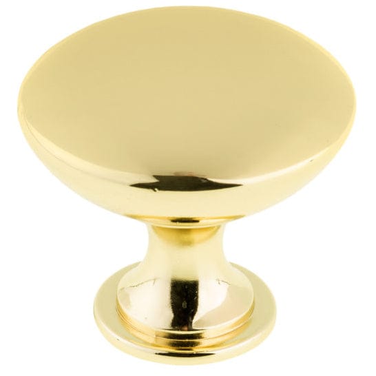 Contemporary Knob, 1-9/16" D, Satin Gold alt 0