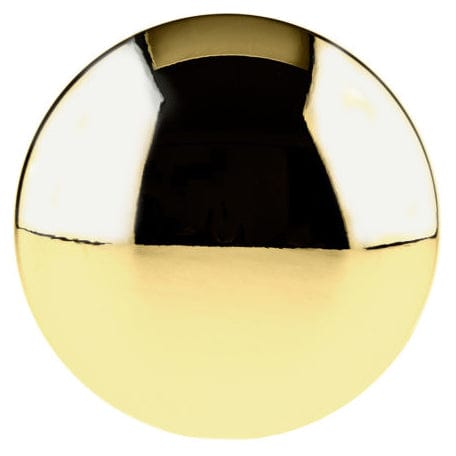 Contemporary Knob, 1-9/16" D, Satin Gold alt 0