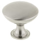 Contemporary Knob, 1-9/16" D, Brushed Nickel alt 0