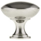 Contemporary Knob, 1-9/16" D, Brushed Nickel alt 0