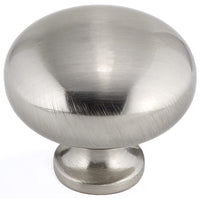 Contemporary Knob, 1-1/4" D, Brushed Nickel alt 0