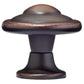 Traditional Knob, 1-7/32" D, Brushed Oil-Rubbed Bronze alt 0