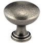Traditional Knob, 1-3/16" D, Pewter alt 0