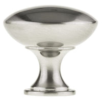 Traditional Knob, 1-3/16" D, Brushed Nickel alt 0