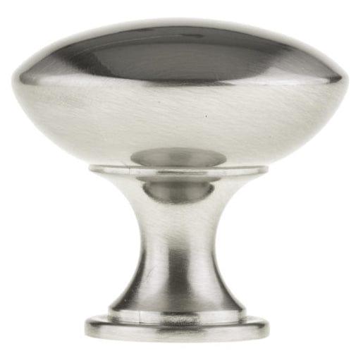 Traditional Knob, 1-3/16" D, Brushed Nickel alt 0