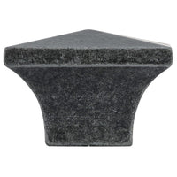 Traditional Knob, 1-1/4" x 1-1/4", Natural Iron alt 0