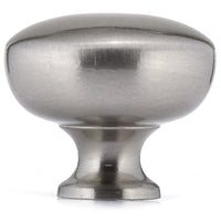 Traditional Knob, 1-1/4" D, Brushed Nickel alt 0