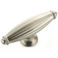 Traditional Knob, 2-9/16" x 25/32", Brushed Nickel alt 0