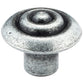 Traditional Knob, 1-1/4" D, Wrought Iron alt 0