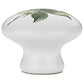 Eclectic Knob, 1-3/8" D, Green Flower alt 0