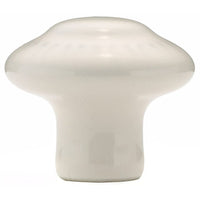Traditional Knob, 1-3/8" D, White alt 0