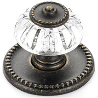 Eclectic Knob, 1-5/16" D, Burnished Brass alt 0