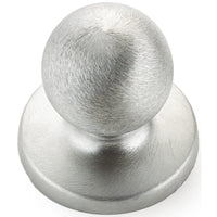 Functional Knob, 1-1/4" D, Brushed Chrome alt 0
