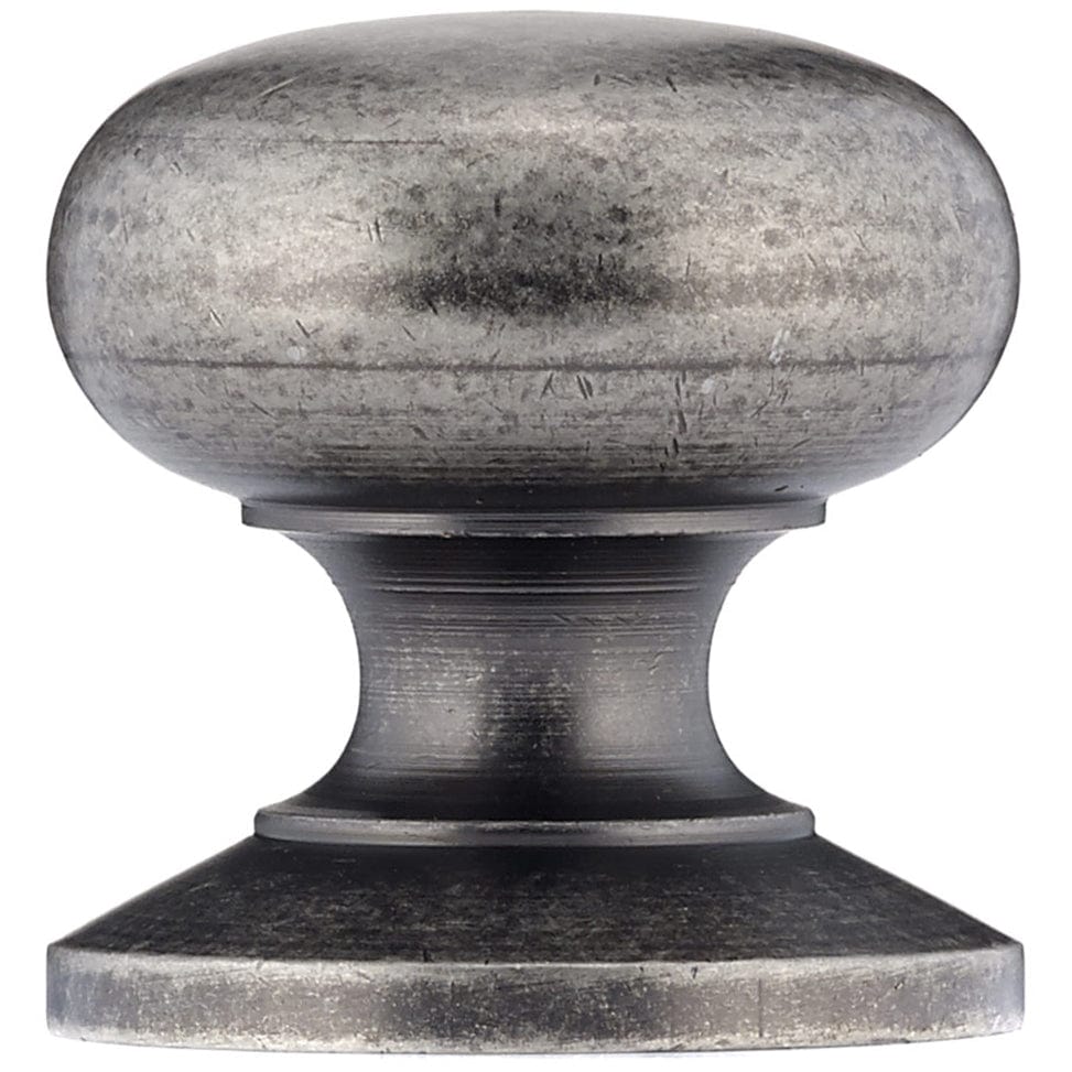 Traditional Knob, 1-1/4" D, Pewter alt 0