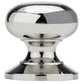 Traditional Knob, 1-7/32" D, Polished Nickel alt 0