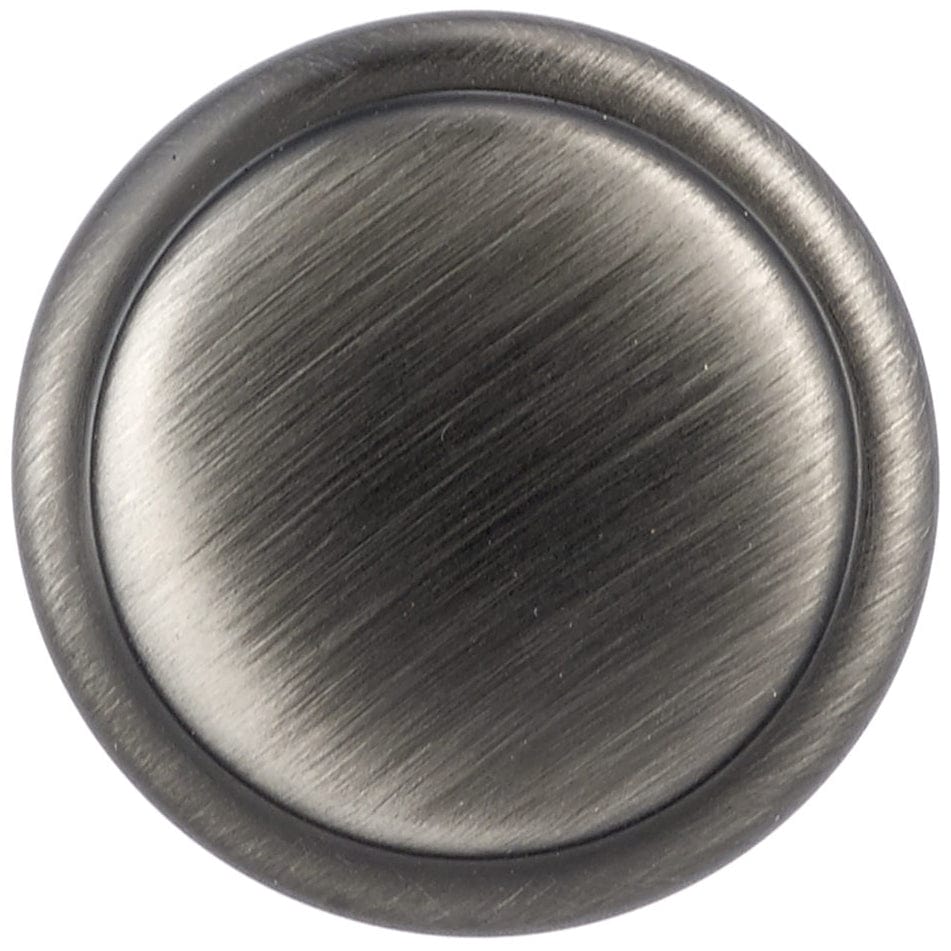 Traditional Knob, 1-1/4" D, Antique Nickel alt 0