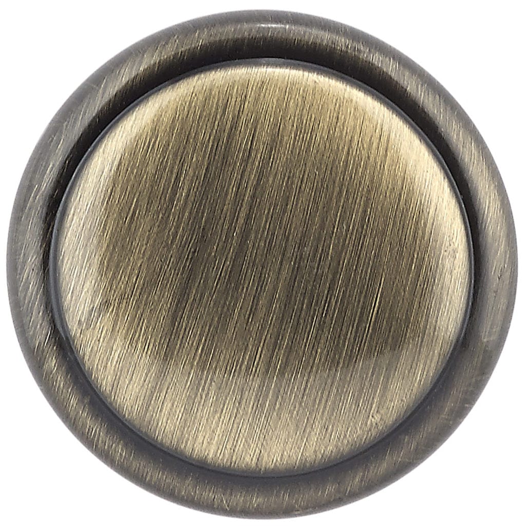 Traditional Knob, 1-1/4" D, Antique English alt 0