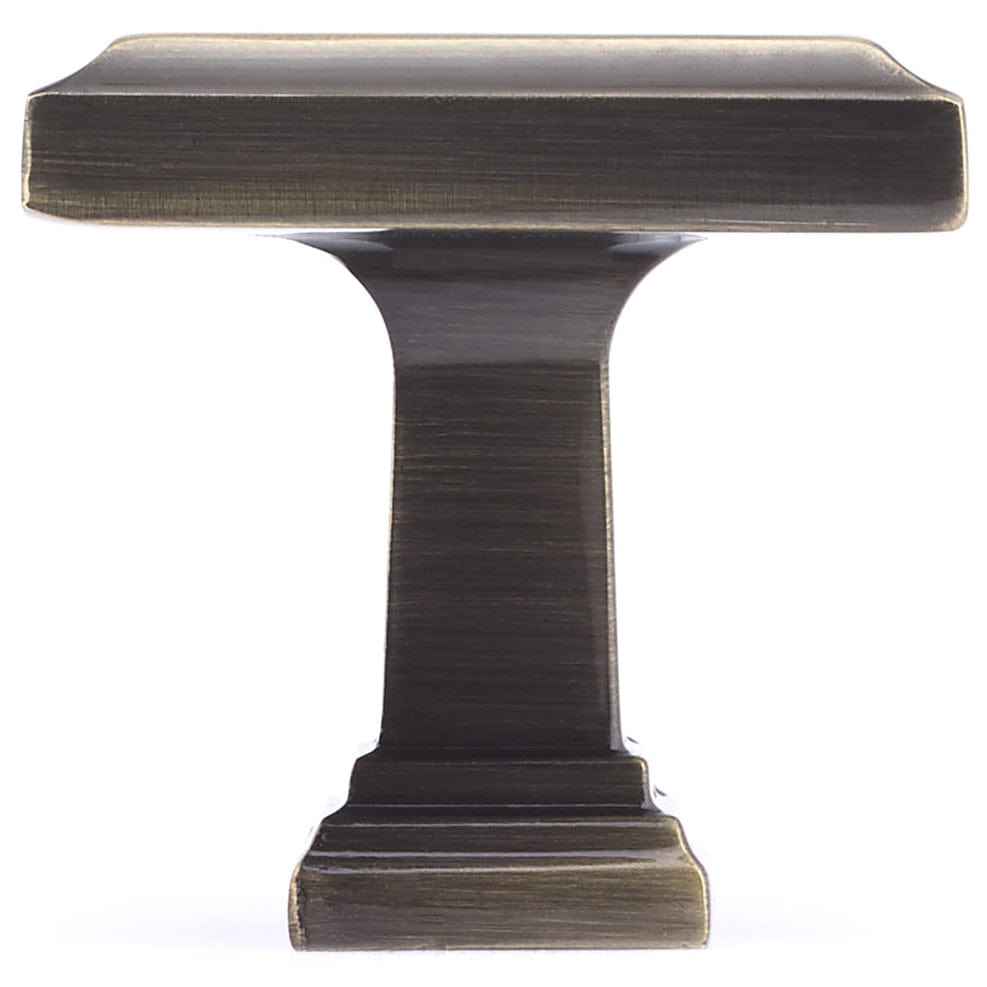 Transitional Knob, 1-1/4" x 1-1/4", Antique English alt 0