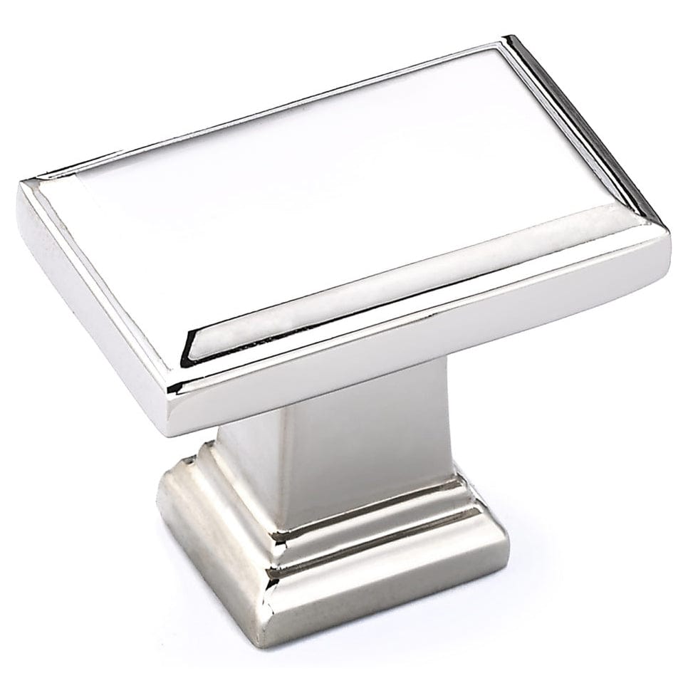 Transitional Knob, 1-1/2" x 15/16", Polished Nickel alt 0