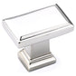 Transitional Knob, 1-1/2" x 15/16", Polished Nickel alt 0