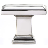 Transitional Knob, 1-1/2" x 15/16", Polished Nickel alt 0
