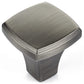 Transitional Knob, 1-1/4" x 1-1/4", Antique Nickel alt 0