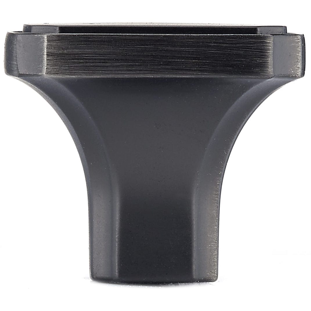 Transitional Knob, 1-3/8" x 1-3/8", Antique Nickel alt 0