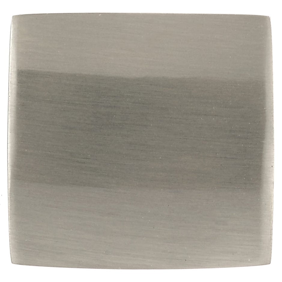Transitional Knob, 1-5/16" x 1-5/16", Brushed Nickel alt 0