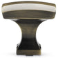 Transitional Knob, 1-5/16" x 1-5/16", Antique English alt 0