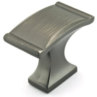 Traditional Knob, 1-3/8 in x 25/32-in, Antique Nickel alt 0