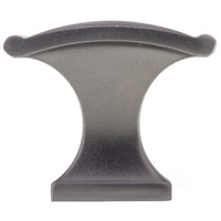 Traditional Knob, 1-3/8 in x 25/32-in, Antique Nickel alt 0