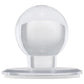Contemporary Knob, 1-7/8" D, Transparent/Clear, Mirror Effect alt 0