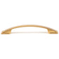 Contemporary Pull, 5-1/16" Center-to-Center, Aurum Brushed Gold alt 0