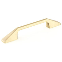 Contemporary Pull, 5-1/16" Center-to-Center, Satin Brass alt 0