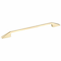 Contemporary Pull, 12-5/8" Center-to-Center, Satin Brass alt 0
