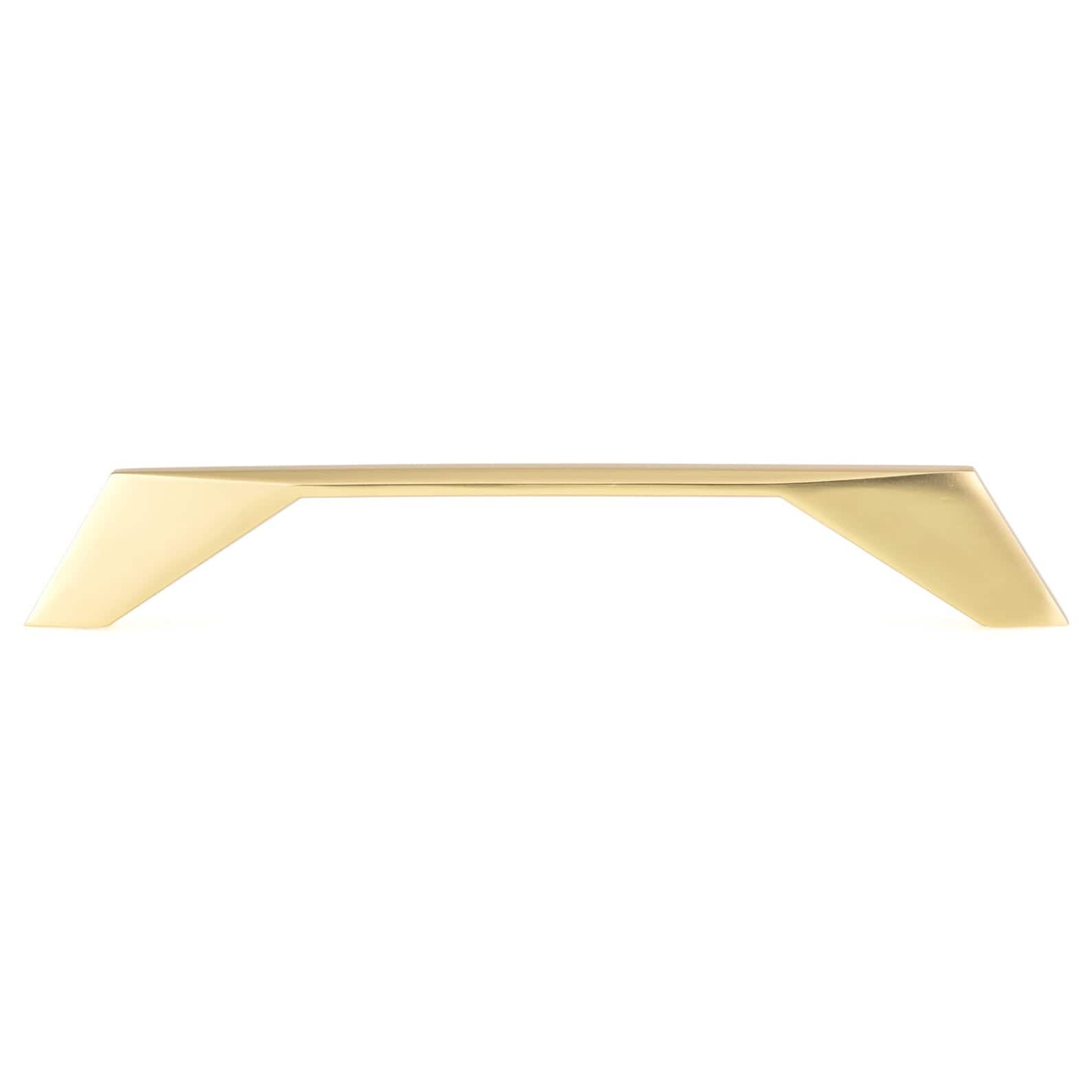 Contemporary Pull, 6-5/16" Center-to-Center, Brushed Gold alt 0
